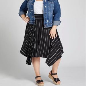 Lane Bryant Stripped Skirt